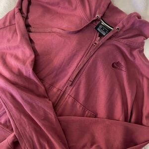 Nike Mauve Zip-Up Hoodie